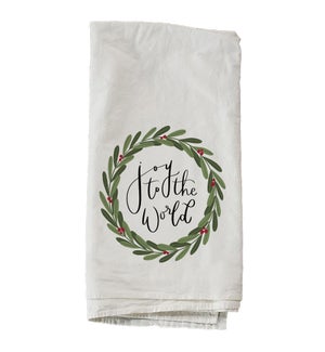 Joy To The World By Brooke Nicole Designs Towel